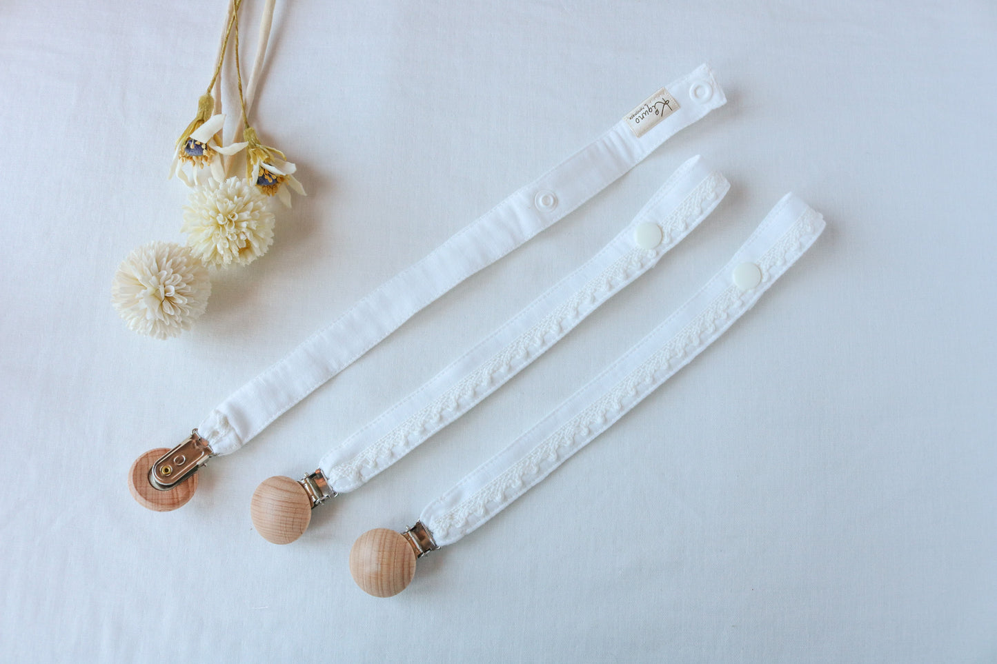 White dummy clip