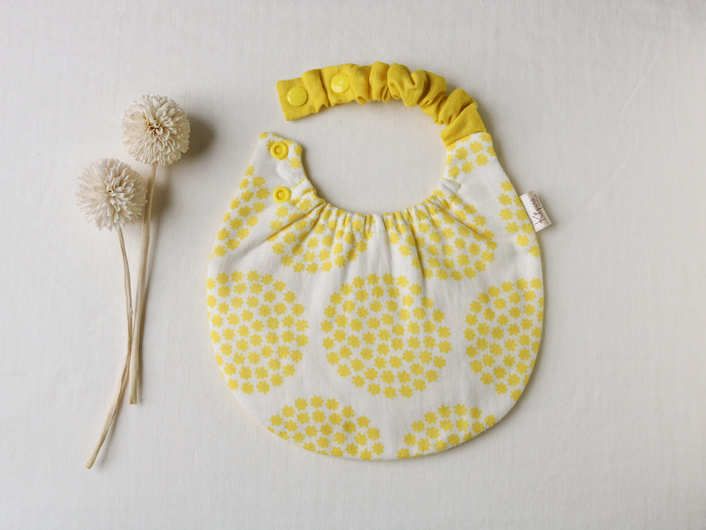 Reversible cotton bib