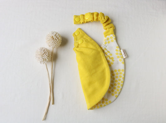 Reversible cotton bib