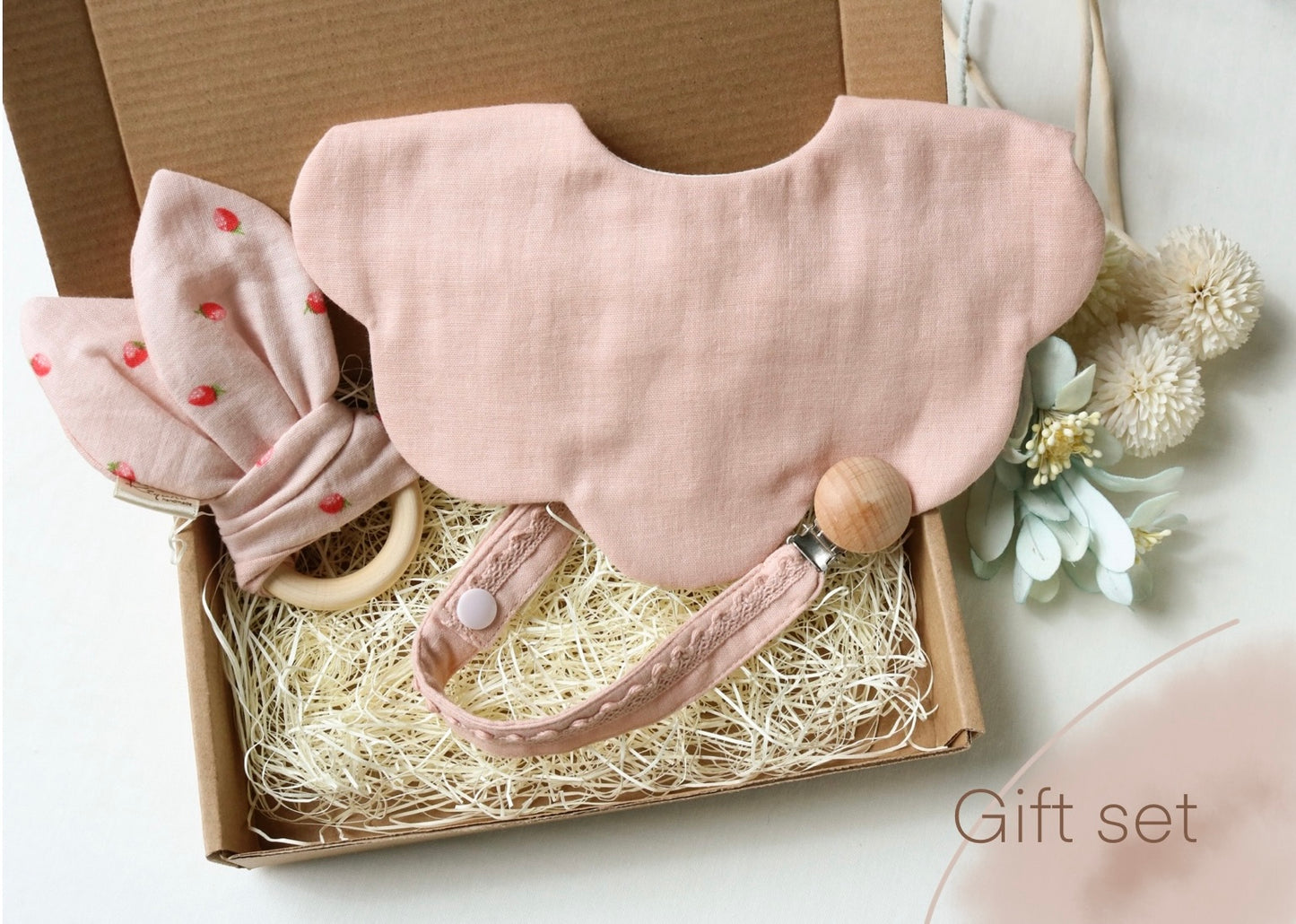 Mauve pink gift set