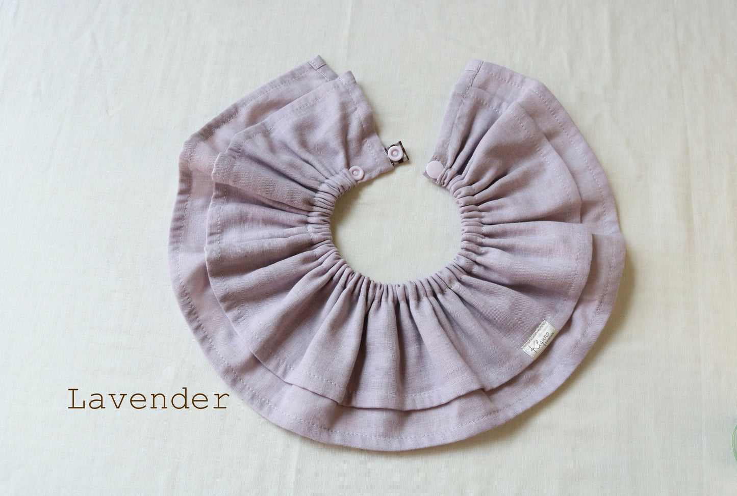 Gathered donut bib